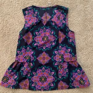 J. Crew Printed Tank Top